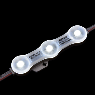 50pcs por cuerda 3 módulos de LED con LED 2835 SMD 3 LED 160° haz DC12V
