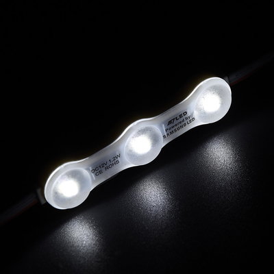 1.2W IP68 DC12V 3 módulos de LED con LED SMD2835 160°Rayo con cinta adhesiva en la parte posterior