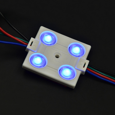 Alimentado por SMD5050 Modulo LED RGB Brillante para 100-200mm Gran Profundidad de la Caja de Luz