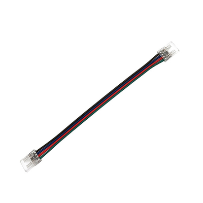 Conector de la tira del RGB LED con la anchura 4Pin del PWB del cable 10m m