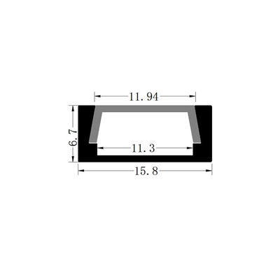 Diy LED Profile de aluminio para las bandas de LED