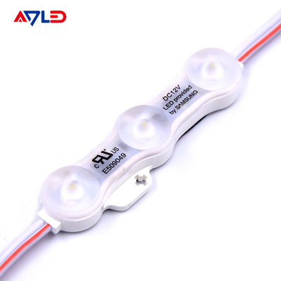 1.2W IP68 DC12V 3 módulos de LED con LED SMD2835 160°Rayo con cinta adhesiva en la parte posterior