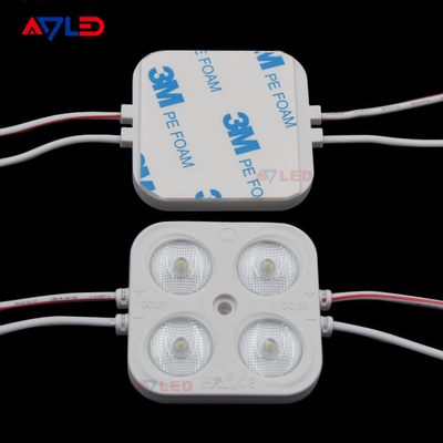 Modulo de inyección LED de 12V 4W para publicidad exterior SMD 2835 cuadrado 4 LED de alta calidad