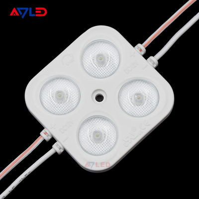 Modulo de inyección LED de 12V 4W para publicidad exterior SMD 2835 cuadrado 4 LED de alta calidad
