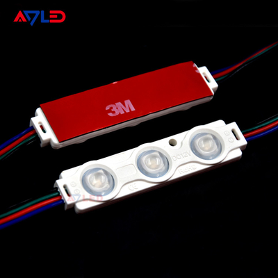 El módulo del RGB LED enciende el color impermeable de la señalización 3 del contraluz de SMD 5050 que cambia 12 voltios