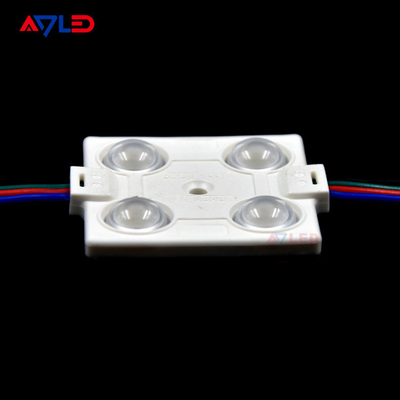 Modulo impermeable Modul de las luces 12V 1.44W 4 SMD 5050 del módulo del RGB LED para la muestra del anuncio del LED