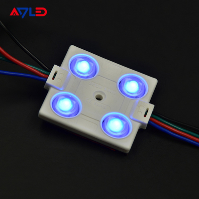 Modulo impermeable Modul de las luces 12V 1.44W 4 SMD 5050 del módulo del RGB LED para la muestra del anuncio del LED