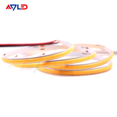 Alta densidad 528LEDs/M Ultra delgado 4.5mm Flexible COB LED Strip Light ((Chip-On-Board) Luz para gabinetes, iluminación de estantes