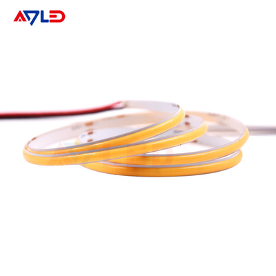 Ultra delgado 5m LED de luz de banda Flexibilidad 4.5mm Ancho 528led/m COB 4000K Temperatura de color 2700K IP20/IP65 Lista UL clasificada