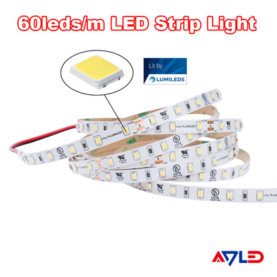 Luces de banda LED de alta CRI Lumileds SMD 2835 Luz de banda LED 60 LEDs Durable más larga vida