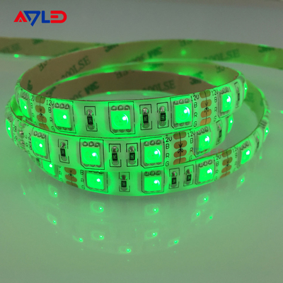 Color verde SMD 5050 60LEDs/M Luces de banda LED para muebles Decoración Alto brillo Impermeable