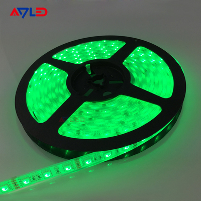 Color verde SMD 5050 60LEDs/M Luces de banda LED para muebles Decoración Alto brillo Impermeable