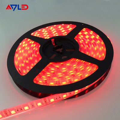 RGB 5050 color rojo LED Strip Light, 60 / m, 10 mm de ancho, por el mayorista de 5m Reel