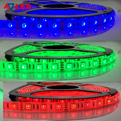 Color flexible de las luces de tira de la música LED del RGB Bluetooth que cambia los 5M 12V 24V 5050
