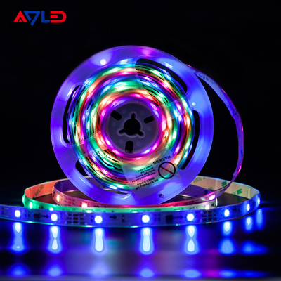 7.2W luz direccionable del golpecito del RGB 5050 Digital LED de la tira del multicolor LED
