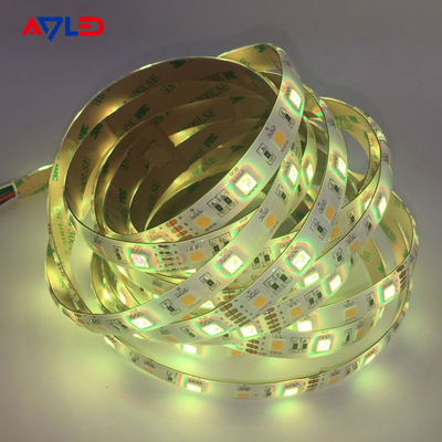 60 leds/M SMD 5050 RGBW LED de banda de alta luminosidad para la iluminación de decoración de interiores