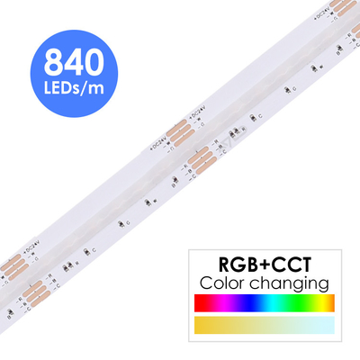 Brillante estupendo coloreada exterior RGB LED de la tira Dotless de las luces de tira del LED DC12V 24V