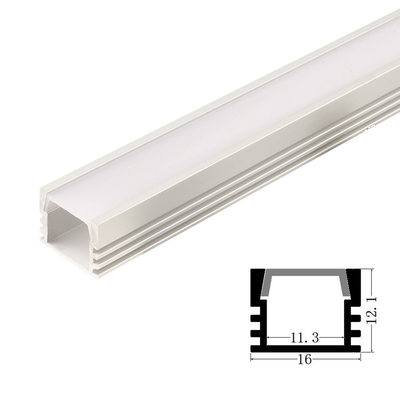 La protuberancia 1612 del canal del LED perfila longitud modificada para requisitos particulares