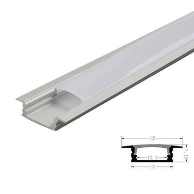 Luz de canal exterior de perfil LED con cubierta de PC de difusor de 1m 2m 3m