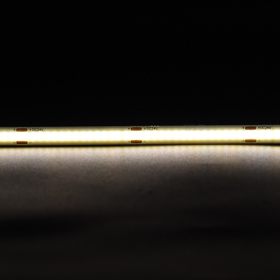 320 LEDs COB LED Strip Lights 3000K 4000K 6500K con cinta flexible de carrete a carrete CE y RoHS certificado 24V o 12V