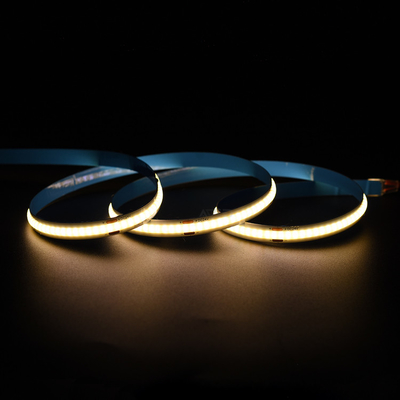 320 LEDs COB LED Strip Lights 3000K 4000K 6500K con cinta flexible de carrete a carrete CE y RoHS certificado 24V o 12V