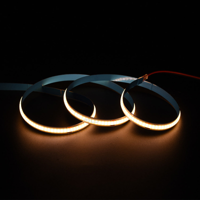 Alta CRI90 Flex 320leds Reel To Reel COB LED Strip DC24V 21W/M COB Led Lineal Light de la franja