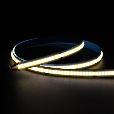 Luz de banda LED COB flexible - 24V, 320 LEDs, temperatura de color 3000K, ancho de 8 mm, garantía de 3 años - LED Adled.