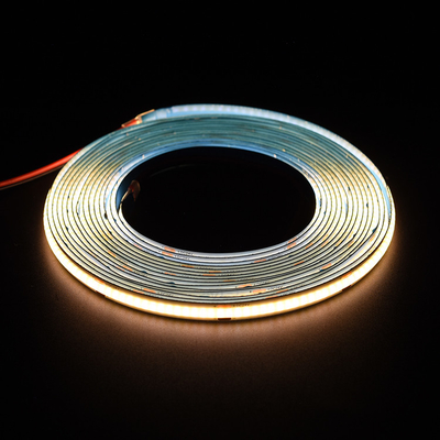 Alta densidad sin puntos 480Leds Flexible luz de banda de COB COB LED 5 metros/carrete 8MM 12V/24V