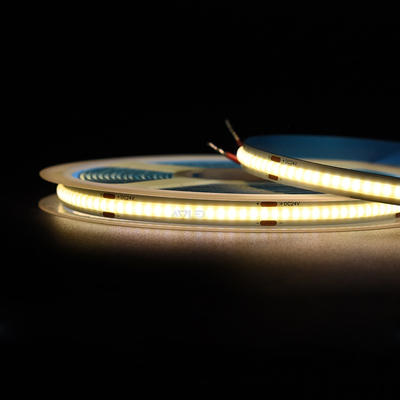 Alta densidad sin puntos 480Leds Flexible luz de banda de COB COB LED 5 metros/carrete 8MM 12V/24V
