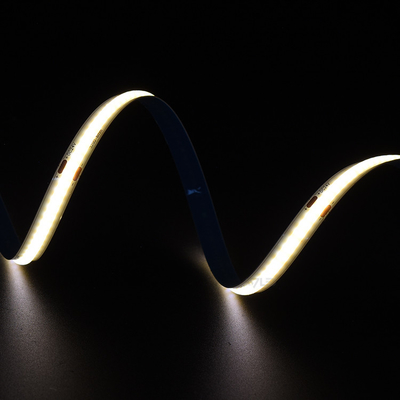 COB luz de banda LED lineal DC 12V 24V 16.4ft/5M 320leds/M CRI90 Iluminación