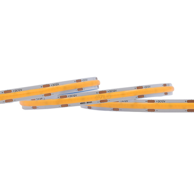 DC12V 24V de bobina a bobina COB luz de banda LED 480 LED/m de alta densidad cinta flexible 3000/4000/6500K