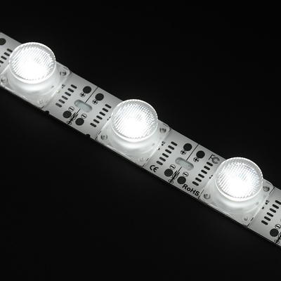 Barras de LED iluminadas de borde de aluminio delgado 3000K-10000K 28.8W/m IP 20 18 LEDs/m ADS-N3030-18