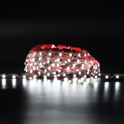 Zig Zag Led Tape Light Bendable S Shape 6500K White Led Strip para mini señalización en interiores y exteriores