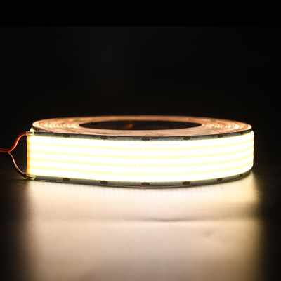300LSE autoadhesivo IP20 libre de curvatura arbitraria Super brillante de alta densidad de cinta de cob lineal flexible 1600 Leds