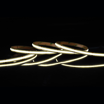 Panel de aluminio, banda de LED COB sin puntos con 528 LEDs en cinta de 10 mm y 2700K/6500K de color