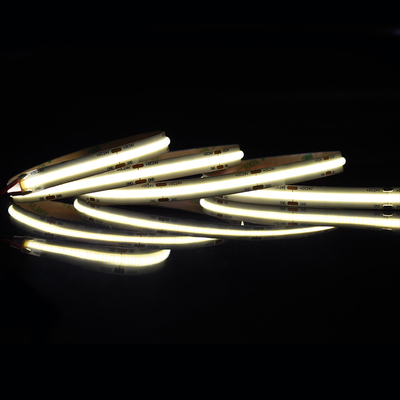 12V/24V 528 COB LED Chips Banda LED flexible con alto brillo y larga vida útil