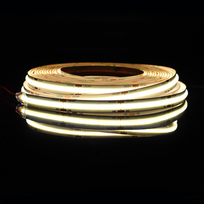 528Leds 12V 24V Cob 10mm Color Flexible Led Strip Light Ra90 Luz lineal sin punto de luz