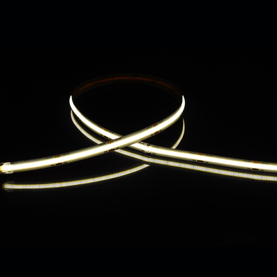 528Leds 12V 24V Cob 10mm Color Flexible Led Strip Light Ra90 Luz lineal sin punto de luz