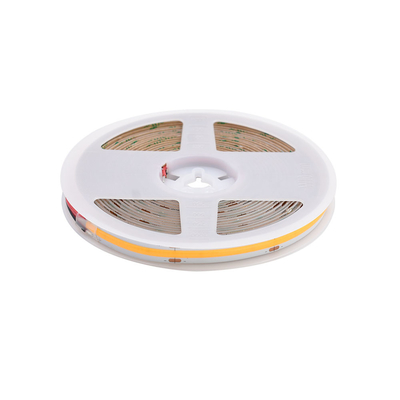 8 mm de ancho 5M de longitud corte libre de alta densidad de la decoración de la iluminación flexible de la banda de led de cob blanco
