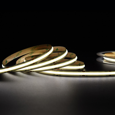 No hay unidad mínima de corte de la tira de LED de COB blanco caliente 14W/M 5M por rollo 1400LM/M