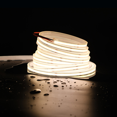 8 mm de ancho de PCB Flexible COB LED Light Strips con 480 LEDs y certificación CE RoHS UL