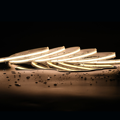 8 mm de ancho de PCB Flexible COB LED Light Strips con 480 LEDs y certificación CE RoHS UL