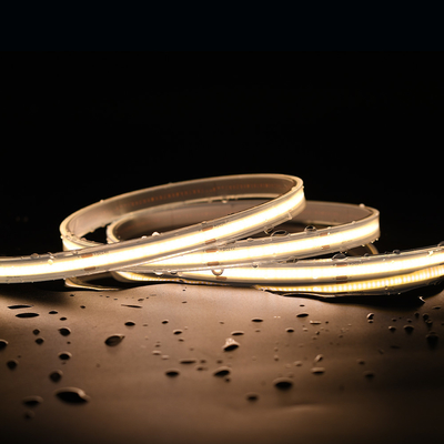 10W/M Blanco COB LED Luz de banda no impermeable Cuttable Flexible con 480Leds