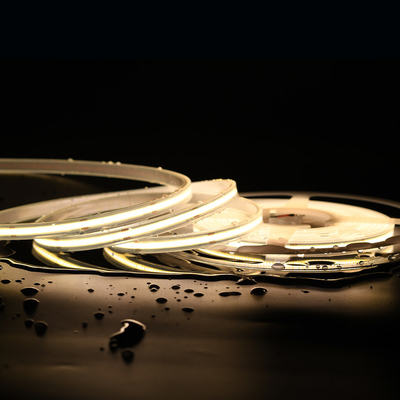 10 mm PCB COB LED Strip 480 LEDs IP20/IP67 a prueba de agua DC12V/DC24V CRI 90 ancho del PCB de 8 mm