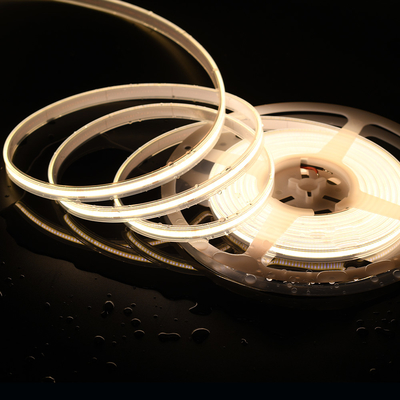 480 LEDs/m COB LED Strip 12V/24V 5m longitud diseño flexible sin manchas blancas calientes/frías