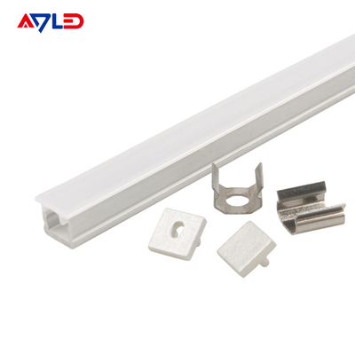 0606 Perfil de aluminio LED Perfil de tira LED Canal de extrusión del difusor de luz para tira LED