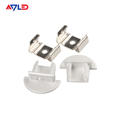 11 mm borad 15.8 * 6.7 mm Led Strip Profile de aluminio de luz fácil de instalar aluminio de led