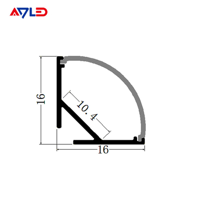 Canal de aluminio LED para bandas de luz 10,4 mm de perfil de aluminio de cinta LED lineal delgada