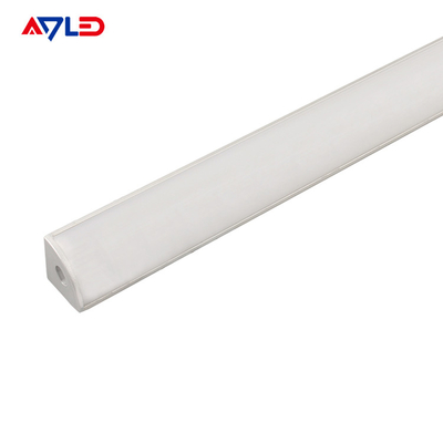Canal de perfiles de la banda de LED Difusor de luz de esquina Canal de extrusión ADP-1616B para la banda de LED