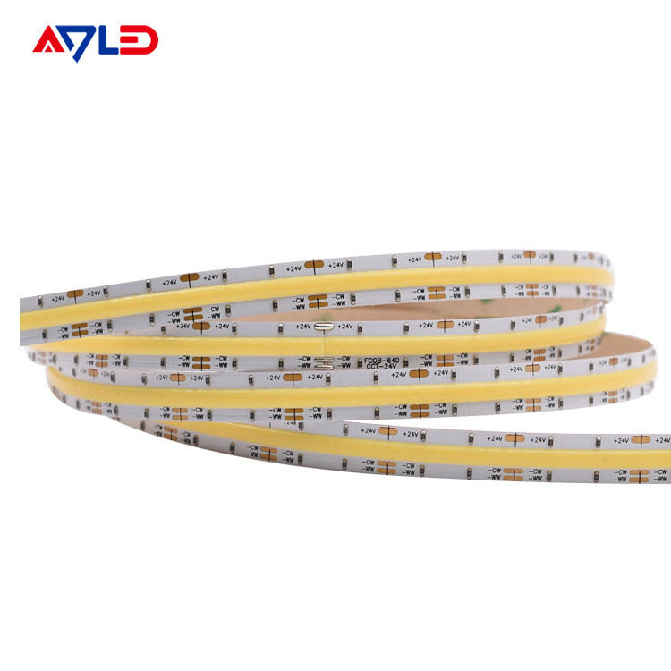 Alta densidad LED Strip 16.4Ft 640Led/M Temperatura de color correlacionada Luz LED atenuable